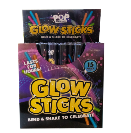 Neon Glow Sticks (15 Pack)