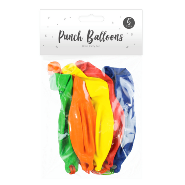 Punch Balloons (5 Pack)