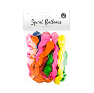 Spiral Balloons (12 Pack)