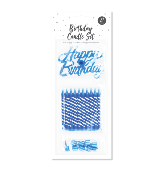 Happy Birthday Candle Set (21 Pack)