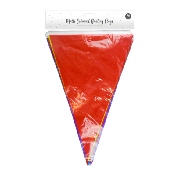 Coloured Bunting Flags (20 Flags)