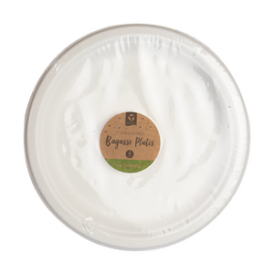 Biodegradable Bagasse Plates 22cm (6 Pack)