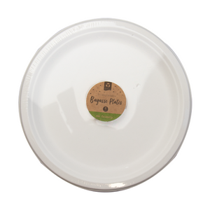 Biodegradable Bagasse Plates 26cm (4 Pack)
