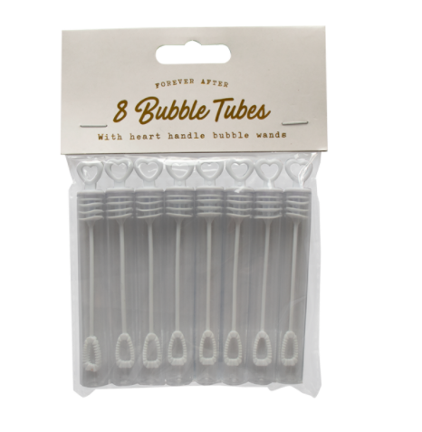 Heart Bubble Tubes (8 Pack)