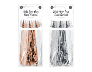 Make Your Own Tassle Garland Metallic (2m)