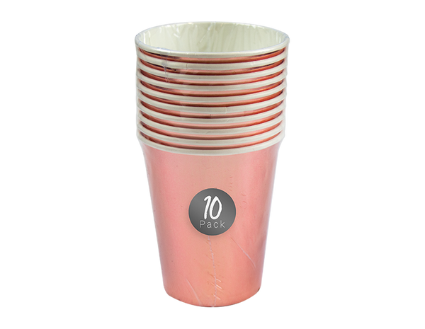 Metallic Paper Cups (10 pack)