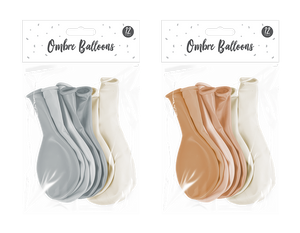Metallic Ombre Balloon (12 Pack)