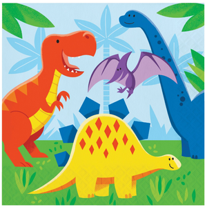 Dinosaur Friends Lunch Napkins 2 ply (16 pack)