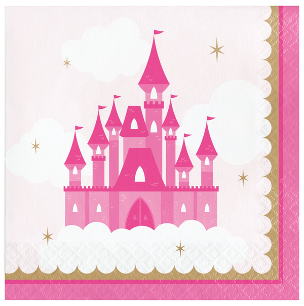 Little Princess Party Lunch Napkins 2 ply (16 pack)