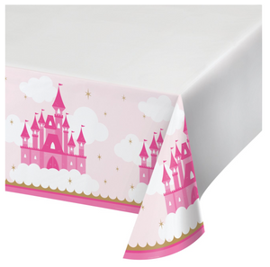 Little Princess Plastic Tablecover Border Print (48 x 88")