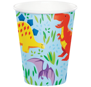 Dinosaur Friends Paper Cups 8floz (8 pack)