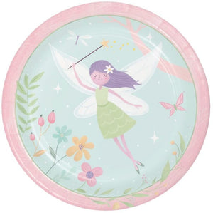 Fairy Forest Paper Dinner Plates Sturdy Style - ( 8 Pack)