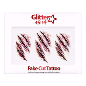 Glitter Up Tattoo Fake Cuts