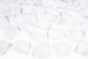 Rose petals in a bag - white (100 Pack)