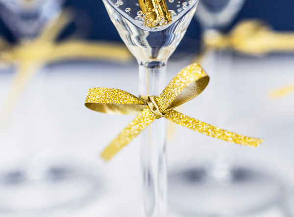Plastic ribbon - gold (5mm/225m)