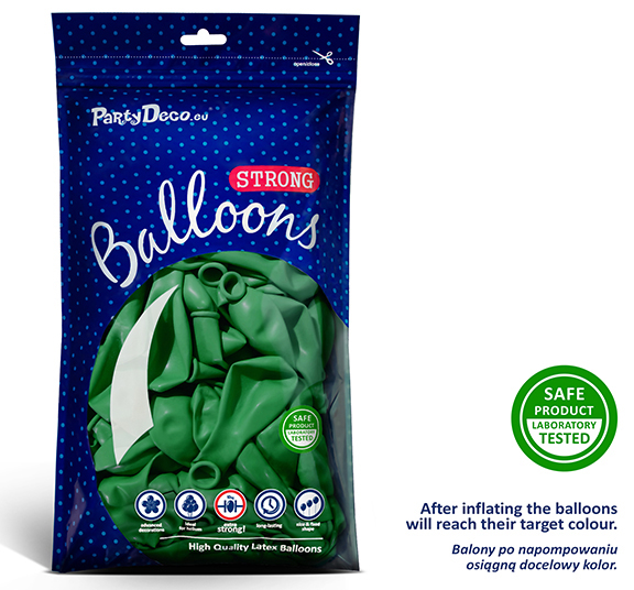 Strong Balloons 23cm - Pastel Green (100 Pack)