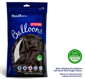 Strong Balloons 23cm - Pastel Cocoa Brown (100 Pack)