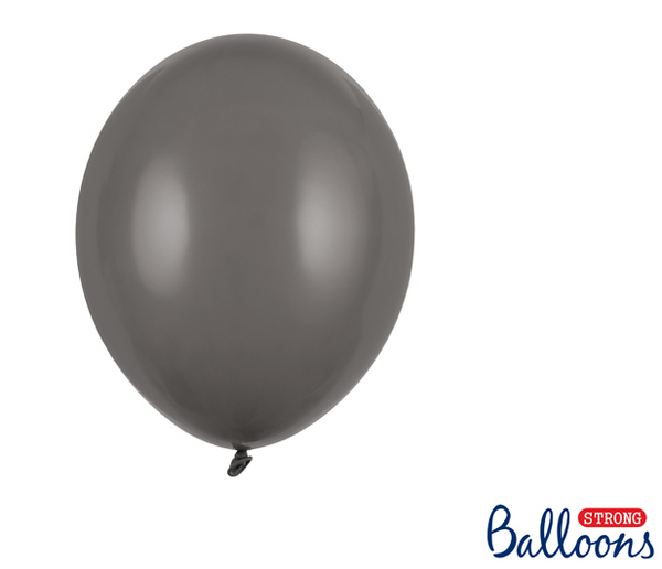 Strong Balloons 23cm - Pastel Grey (100 Pack)
