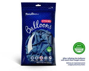 Strong Balloons 27cm - Pastel Cornflower Blue (50 Pack)