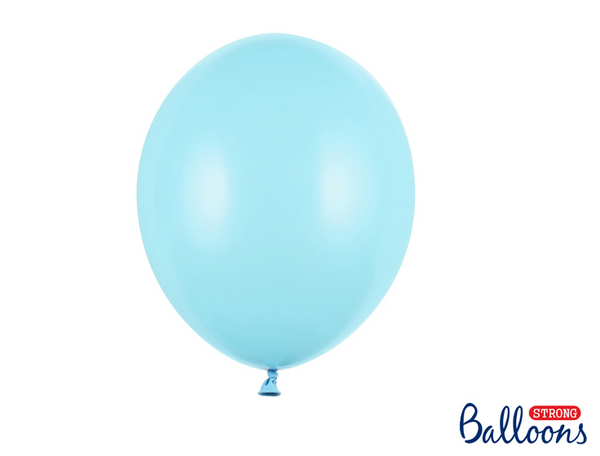 Strong Balloons 27cm - Pastel Light Blue (50 Pack)