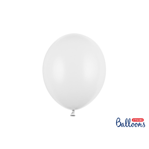 Strong Balloons 27cm - Pastel Pure White (100 pack)