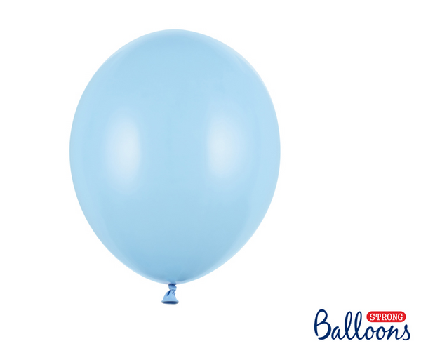 Strong Balloons 27cm - Pastel Baby Blue (50 Pack)