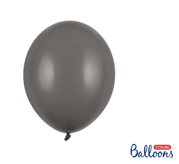 Strong Balloons 27cm - Pastel Grey (50 Pack)