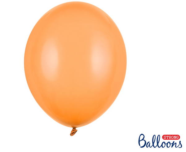 Strong Balloons 30cm - Pastel Bright Orange (100 Pack)