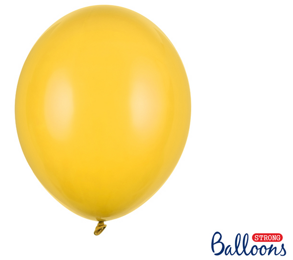 Strong Balloons 30cm - Pastel Honey Yellow ( 50 Pack)
