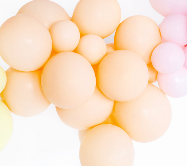 Strong Balloons 30cm - Pastel Light Peach (100 Pack)