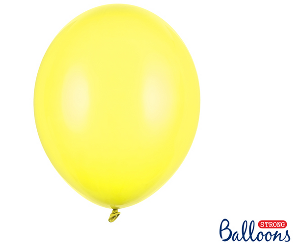 Strong Balloons 30cm - Pastel Lemon Zest (50 Pack)