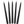 Load image into Gallery viewer, Taper candle matt black -24cm (10 Pack)
