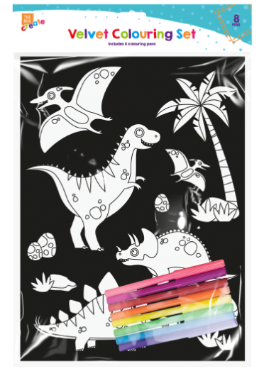 Velvet Colouring Set