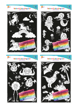 Velvet Colouring Set