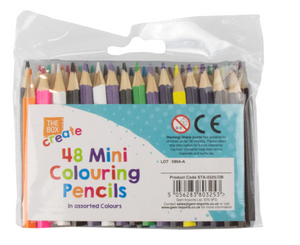 Mini Colouring Pencils (48 Pack)