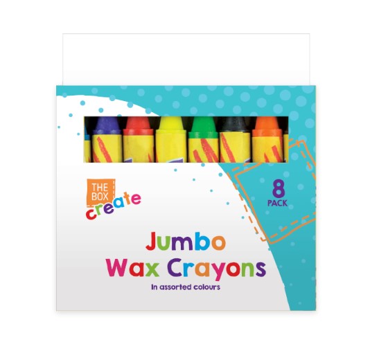 Jumbo Wax Crayons - (8 Pack)