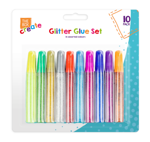 Glitter Glue Pens (10 Pack)