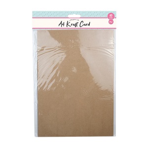 A4 Kraft Card 15 Pack (Craft Card)