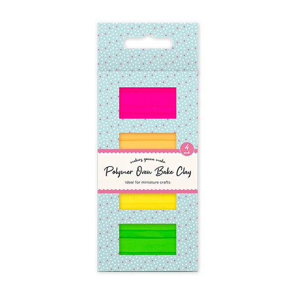 Polymer Oven Bake Clay (4 Pack)