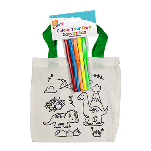 Colour In Your Own Canvas Bag