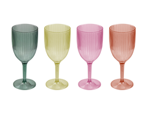 Summer Plastic Wine Glass
