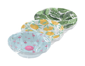 Summer Party Paper Bowls 17cm - (10 Pack)