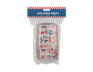 BBQ Hot Dog Karton Trays (4 Pack)