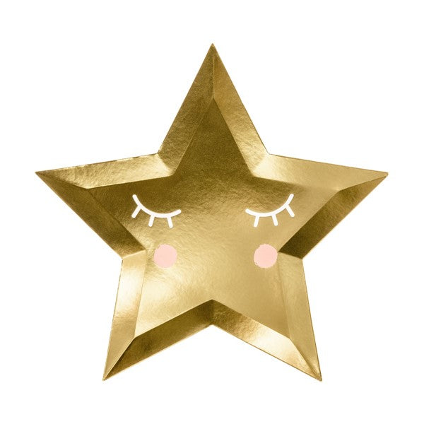 Plates Little Star - Star golden (27cm)