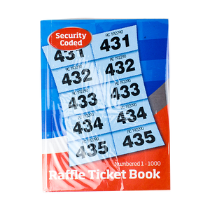 Raffle Tickets 1-1000 Book