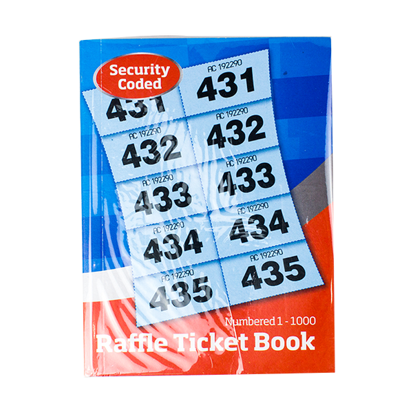 Raffle Tickets 1-1000 Book