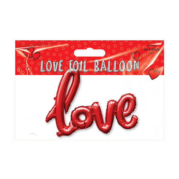 Valentines Day Love Foil Balloon