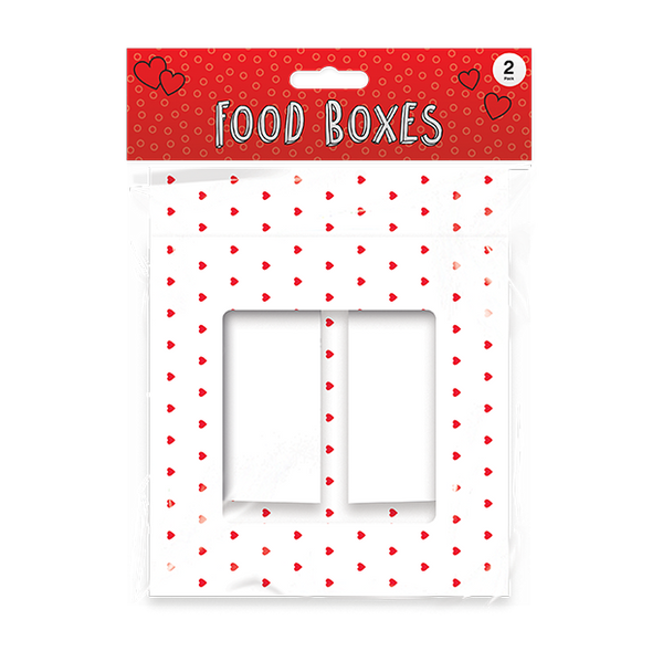 Valentine's Food Boxes (2 Pack)