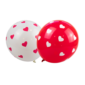 Heart Printed Balloons (10 Pack)