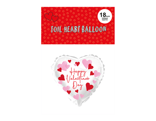 Valentine's Printed Heart Balloon - (18")